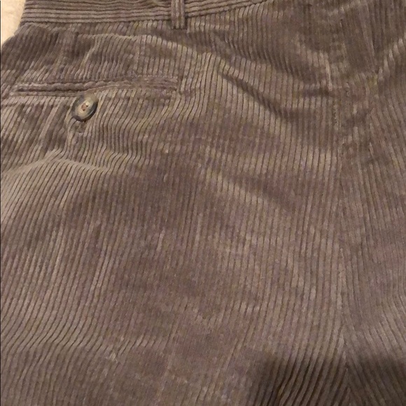 GIORGIO ARMANI Taupe cord pants - Picture 5 of 5